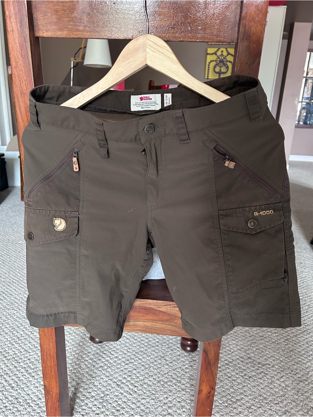 Fjallraven Dark Brown Women’s Outdoor Shorts size 29